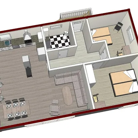 T-r Huset I Hellosan * Bostad